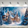 Christmas Winter Wonderland Snowflakes Backdrop Xmas Decoration Background Winter Backdrop Decorations For Photo Studio Photo Booth Christams Party
