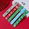 12pcs Christmas Santa Claus Papa Circle Bracelet Christmas Decor for Home 2026 Favor Gift Xmas Ornament Navidad Noel New Year