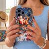 Hot Christmas Phone Case for iPhone, Santa Reindeer Snowman Gift Stocking Pattern, Winter Holiday Starry Sky Cartoon Cover Trending Gift