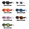  NEW Punk Square Sunglasses Women Men Y2K Hip Hop Gradient Frame Luxury Holiday Sun Glasses Unisex Shades Beach Eyewear