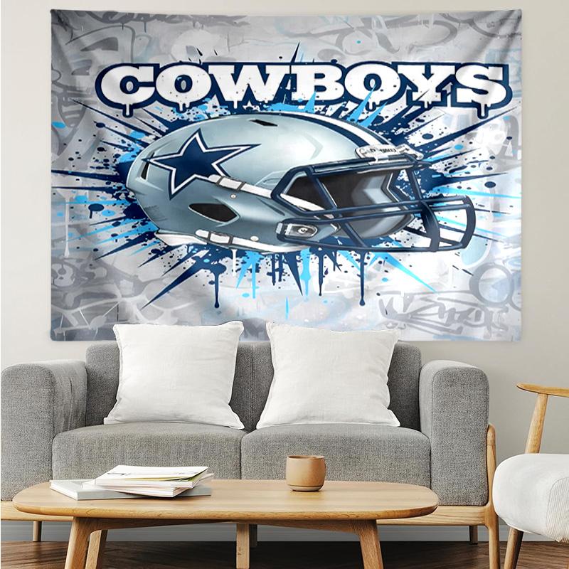 Dallas Cowboys Tapestry for Bedroom Aesthetic Classroom Tapestries Wall Hanging for Living Room Dorm Office,Ideal Creative Gift