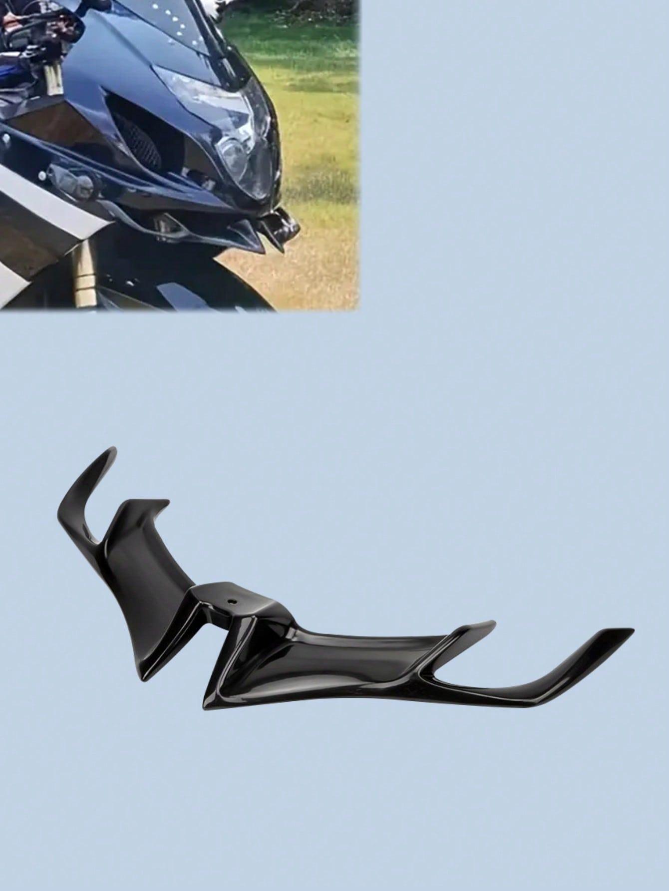 

Motorcycle Duckbill Wing Front Splitter, ABS Air Dynamics Lip Spoiler, Fits Suzuki/Honda/Yamaha/BMW/Triumph/Harley-Davidson, Rac чёрный