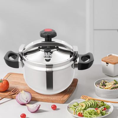 Stainless Steel Pressure Cooker, 60Kpa Pot Explosion-proof With Pressure Limiting Valve for Gas Stove Induction Cooker 7L