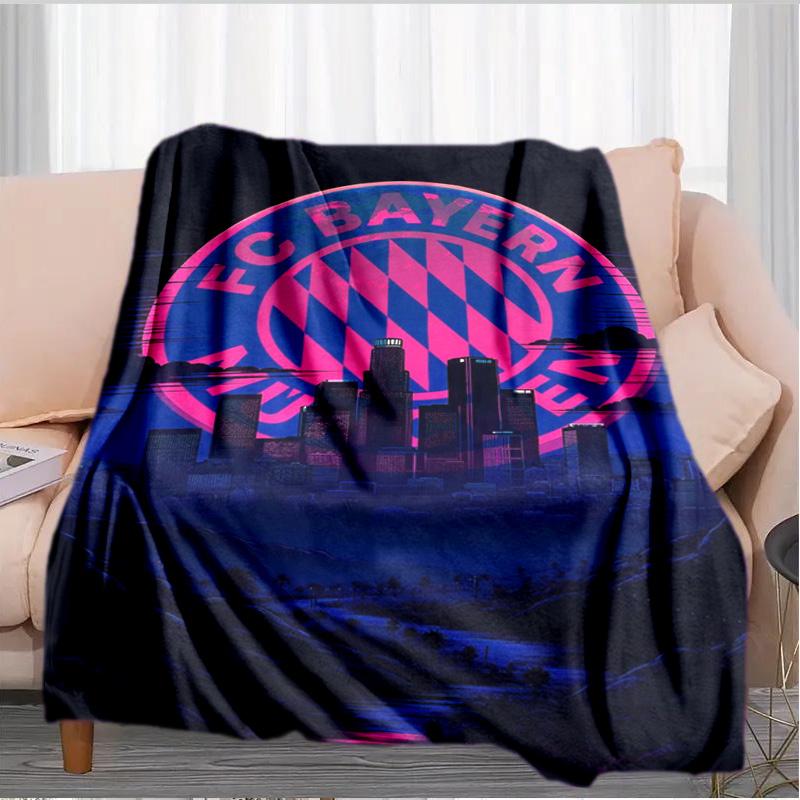 Munich FC Artwork Printed Throws Blanket Soft Flannel Blankets for Couch Bed Gifts for Men Women Picnic Blanket Christmas Gifts