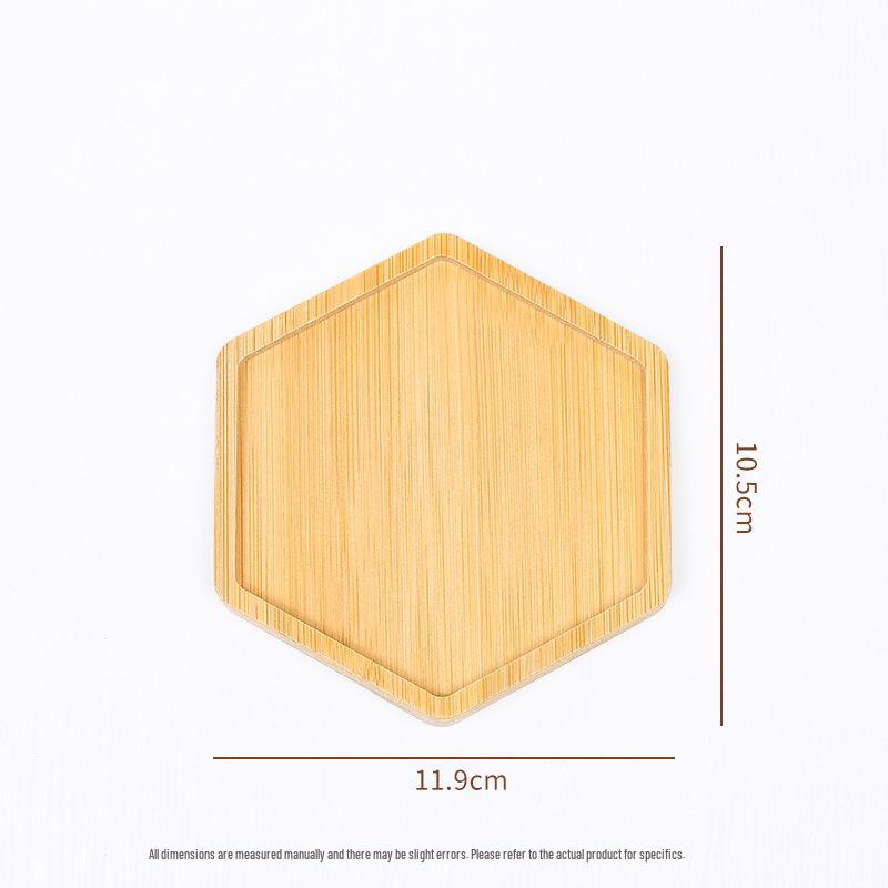 Handmade Bamboo Mosaic Coaster - Round or Rectangular Heat Insulation Mat