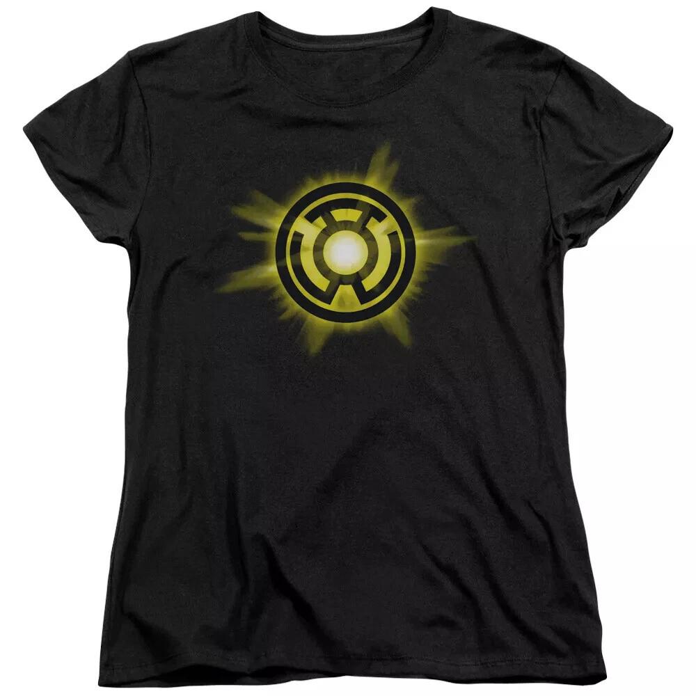 Green Lantern  Yellow Glow  Women s T-Shirt S