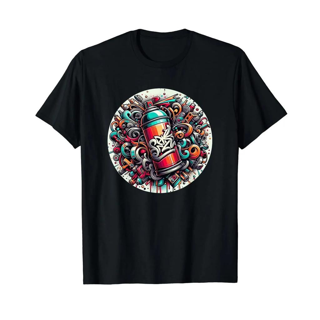 Graffiti Art T Shirt Vintage Stretched Casual Fashion Designer Clothes Streetwear Breathable Top For Everyday Wear