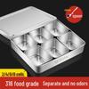 Laiyuxuan 304 Stainless Steel 6-Compartment Seasoning Box