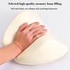 Memory Foam Car Neck Pillow Waist Pillow Nappa Leather Car Headrest And Lumbar Set Seat Accessories Car Neck And Lumbar Support