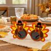 Thanksgiving Turkey Glasses Funny Photo Booth Props for Holiday Party Favors and Costume Accessories