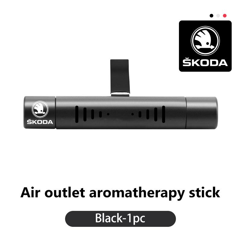 AAFO1 For Skoda Car Air Vent Perfume Auto Air Freshener Flavoring Smell Aroma Accessories VRS Octavia 1 2 3 A7 A5 Fabia Rapid Superb
