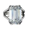 Fashion gold-plated zircon ring for women in Europe, America, light luxury zircon finger
