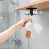 360 Degrees Rotating Storage Rack 6-Claw No Punching Wall-Mounted Hooks Multifunctional Kitchen Kitchenware Organizer Shelves
