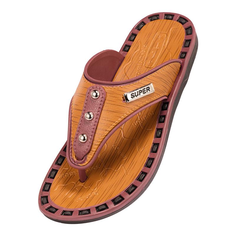 Slippers men summer stock fashion outdoor leisure style home stall sandals men's sandals shoes M411