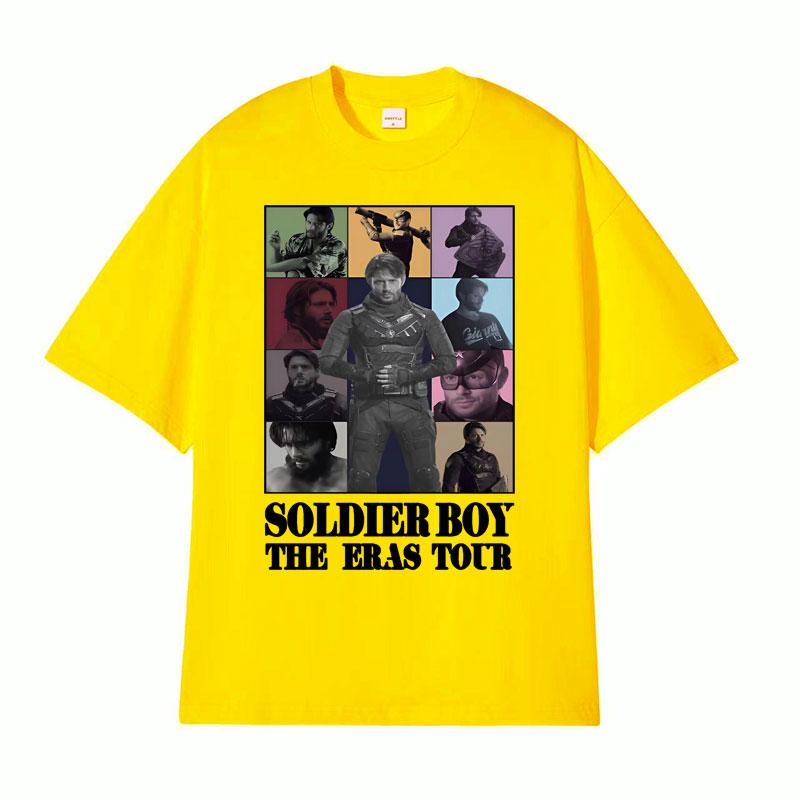 Limited Soldier Boy The Eras Tour T Shirt The Homelander The Boys Season 4 Tshirts for Unisex 90s Vintage Fashion Oversized Tshirt
