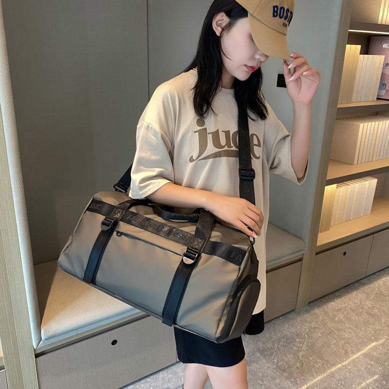 Fitness bag Men's wet and dry separation training Sports bag Luggage bag Short trip bag Women's large-capacity yoga bag