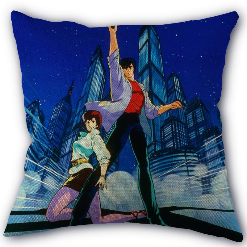 Custom Pillowcase City Hunter High Quality Home Textile Cotton Pillow Cover Wedding Decorative Pillow Cover Square 45X45cm 01-11