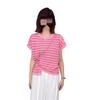 2026 Summer Minimalist Striped Side-Tie Knit Top
