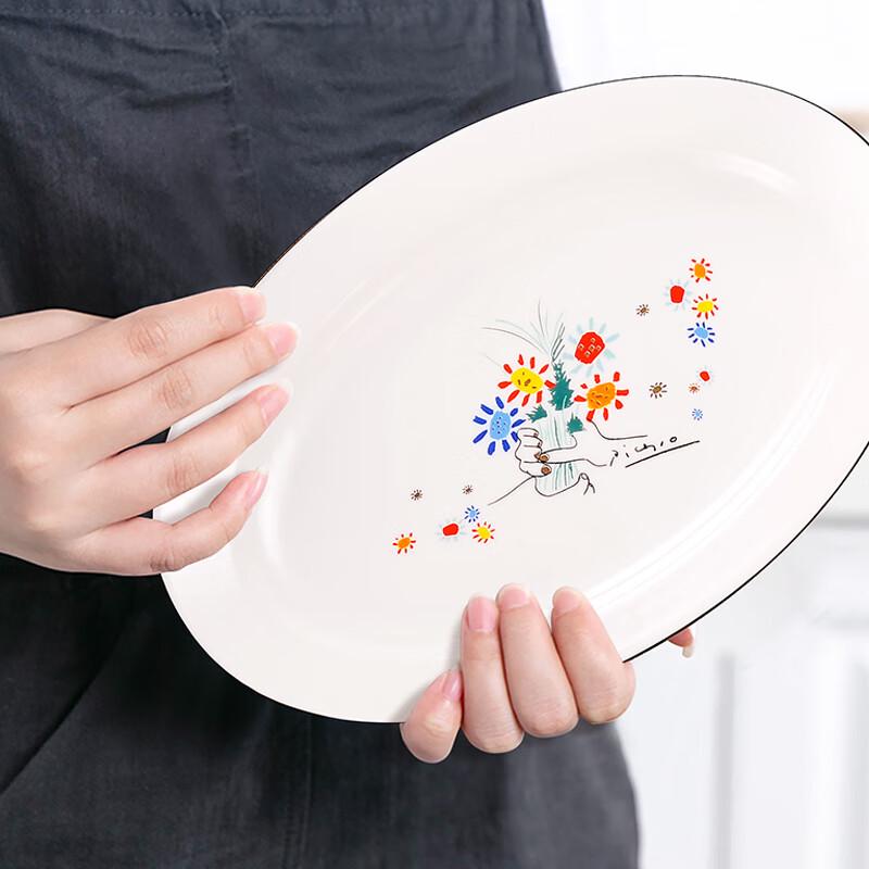Picasso Artistry Ceramic Dinnerware Set - Friendship Flower Edition