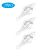 20Pcs Acrylic Pointed Bead Pendant Crystal DIY Holiday Home Decoration Accessories