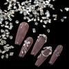 20Pcs Mini Nail Rhinestones Sharp Bottom 3D Flash Horse Eye Nail Art Crystal Gems Dazzling Manicure Nail Art Decoration