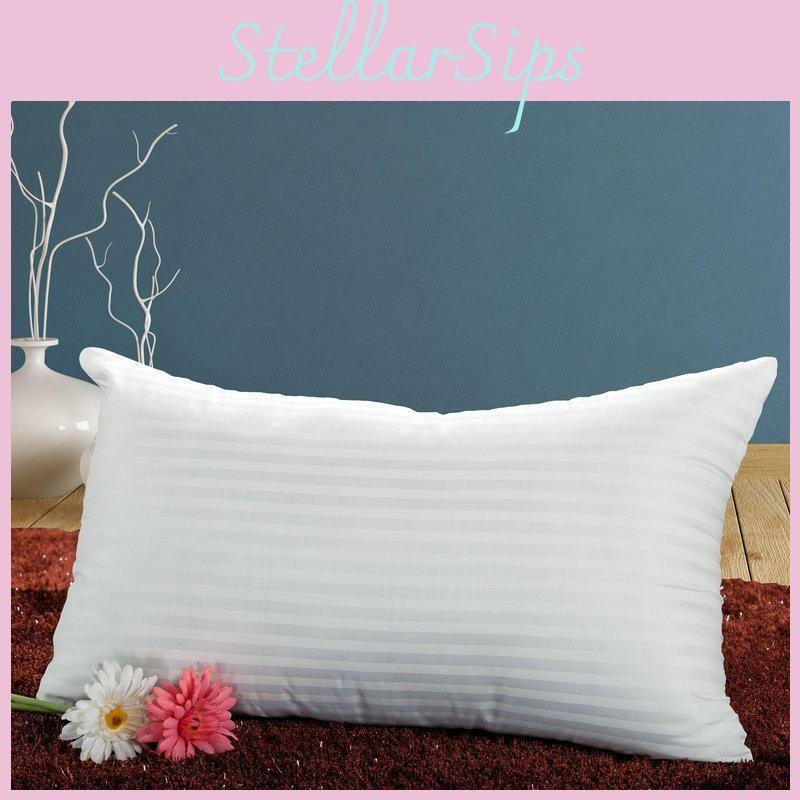 Pillow Core Bedding Polyester Fiber Home Use Supplies Memory Stripe Back Bounce