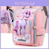 Cute Large Capacity Oxford Cloth School Backpack For Girls In Grades 2-6 Breathable And Wear-resistant Adorable Cartoon Pattern High Fashion Value