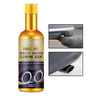 Limpiador del Sistema de Emisiones Limpiador Instantáneo de Escape de Coche 120ml Piezas de Automóvil Limpiador de Motor Tubo del Sistema de Escape Limpiador Eliminador de Carbón
