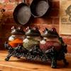 1 SET Frosch Gewürzglas Set Leer Klar Gewürzgläser Gewürzbehälter Gewürzbehälter Küchen Dekoration Für Gewürze Teeblätter