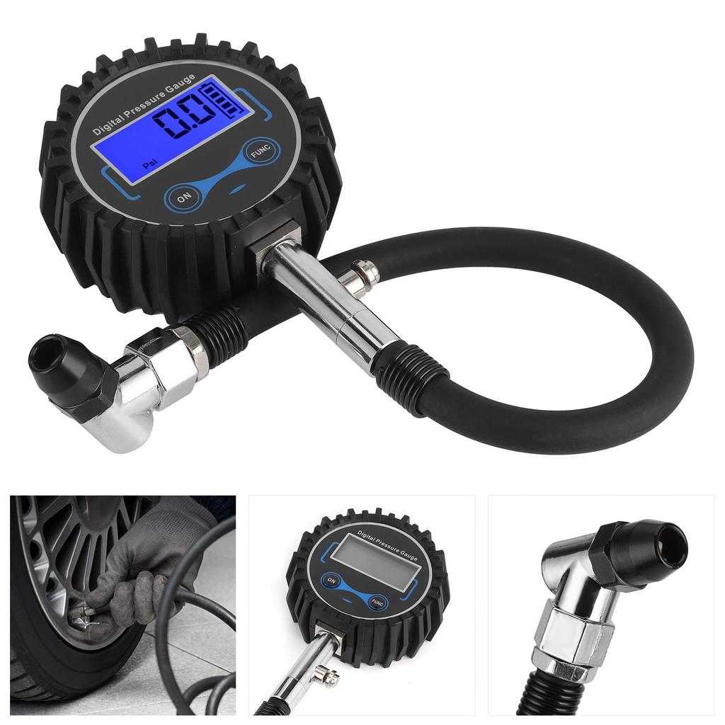 Tire Pressure Gauge, Air Gauge, Tire Pressure Gauge, 200 PSI Pressure Gauge, Easy To
