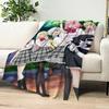 Anime W-watanare Renako Amaori Ajisai Sena Flannel Warm Soft Plush Blanket Sofa Living Room Hogar Bedroom Travel Gift Home