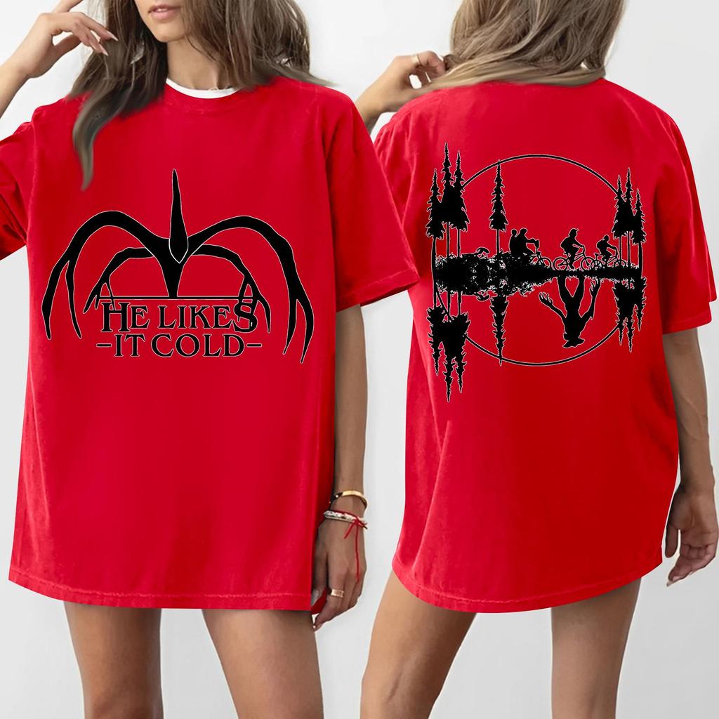 Women's Round Neck Printed Short-sleeved T-shirt Top