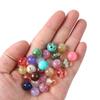 6-12Mm Imitation Natural Stone Acrylic Round Beads Loose Beads Diy Bracelet Necklace Jade Beaded Bracelet Jewelry Accessories