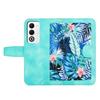 For Oppo A5 4G Case PU Leather Floral Phone Cover with Card Slots