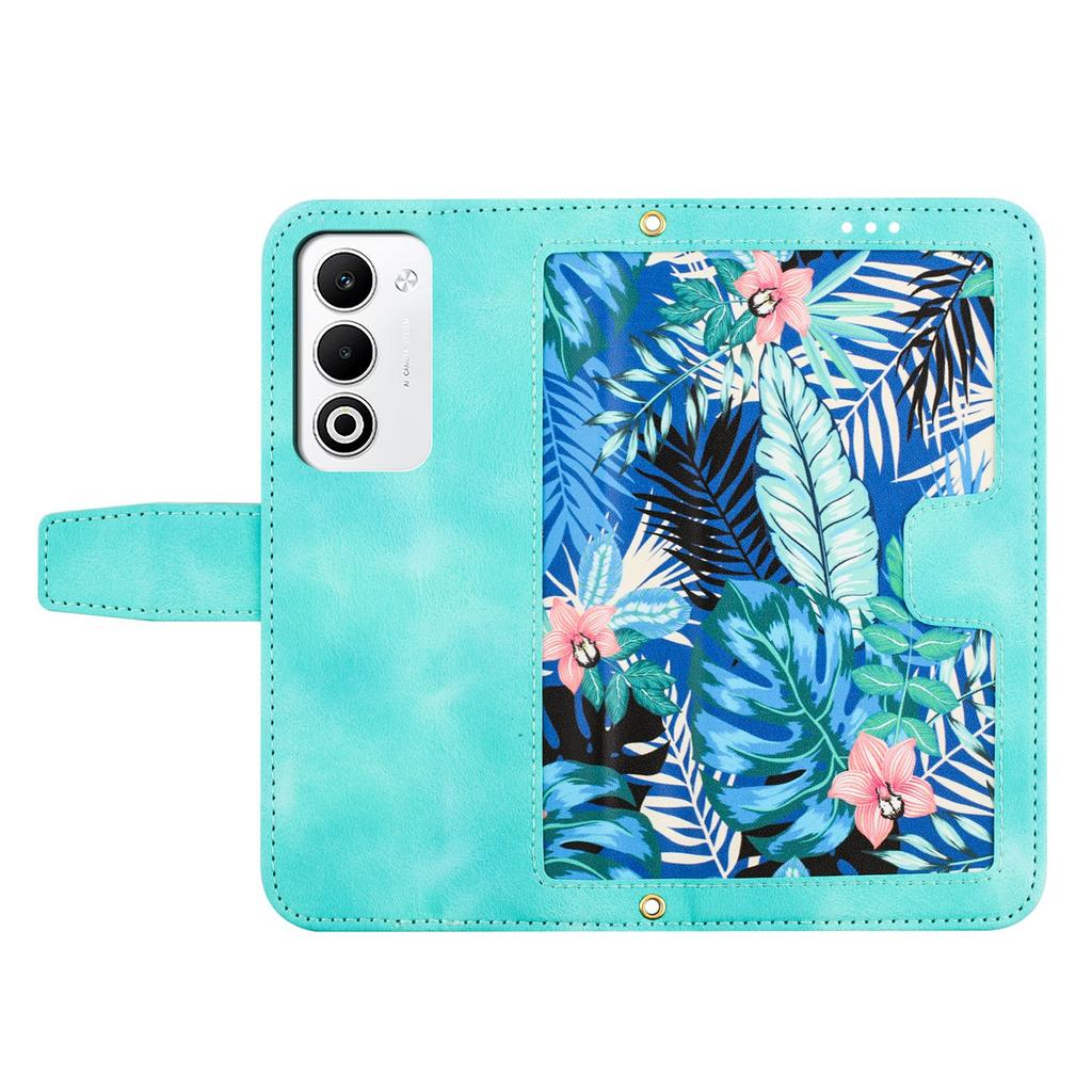 For Oppo A5 4G Case PU Leather Floral Phone Cover with Card Slots