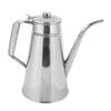 304 Stainless Steel Oil Pot Container with Lid Long Spout Leakproof Soy Sauce Vinegar Dispenser Oil