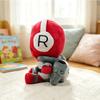 2 Pcs Cute Robot Plush Dolls Soft Stuffed Cartoon Figures Collectible Plushies Decorative Ornaments For Kids Birthday Holiday