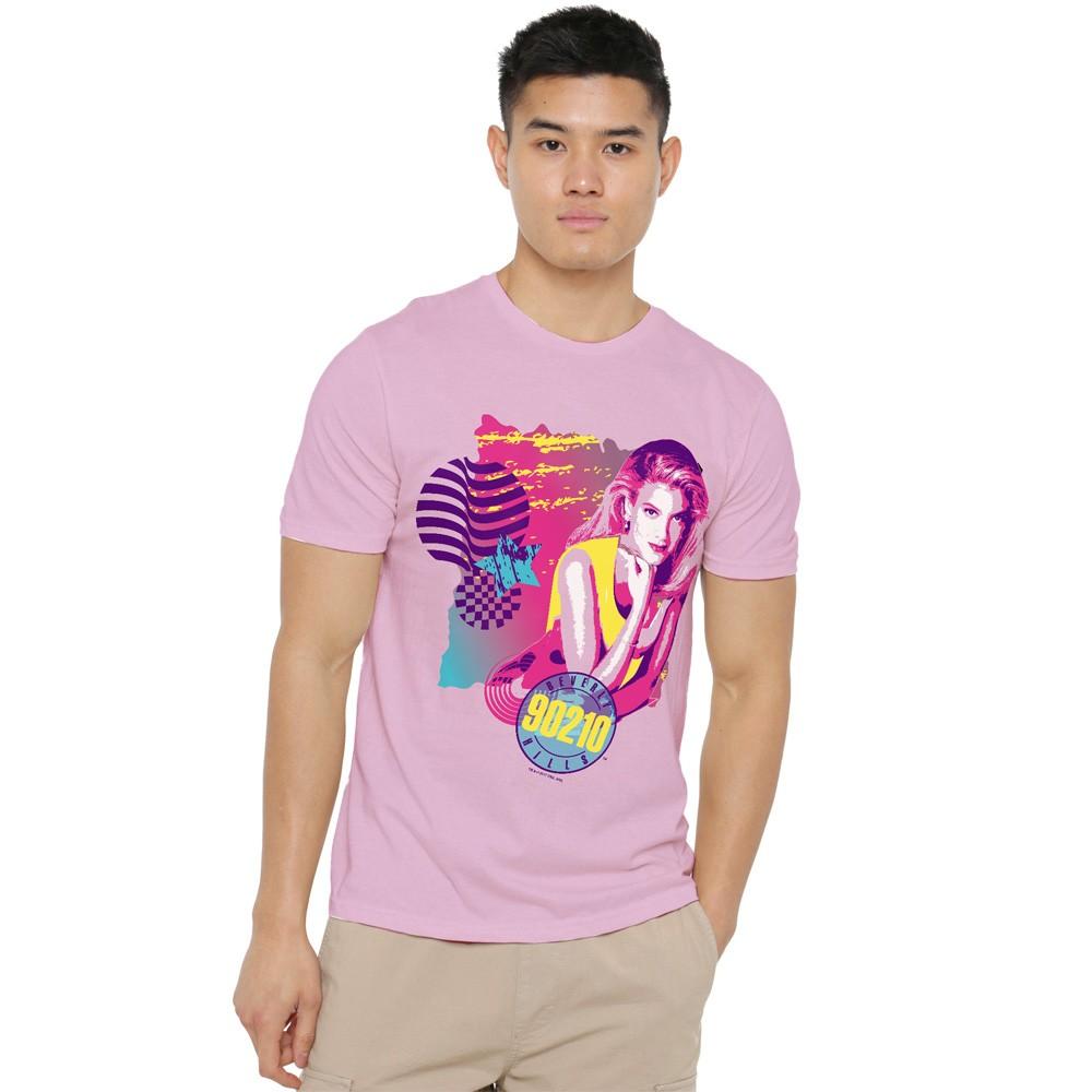 90210 Donna T-Shirt S-3XL Pink XXXL