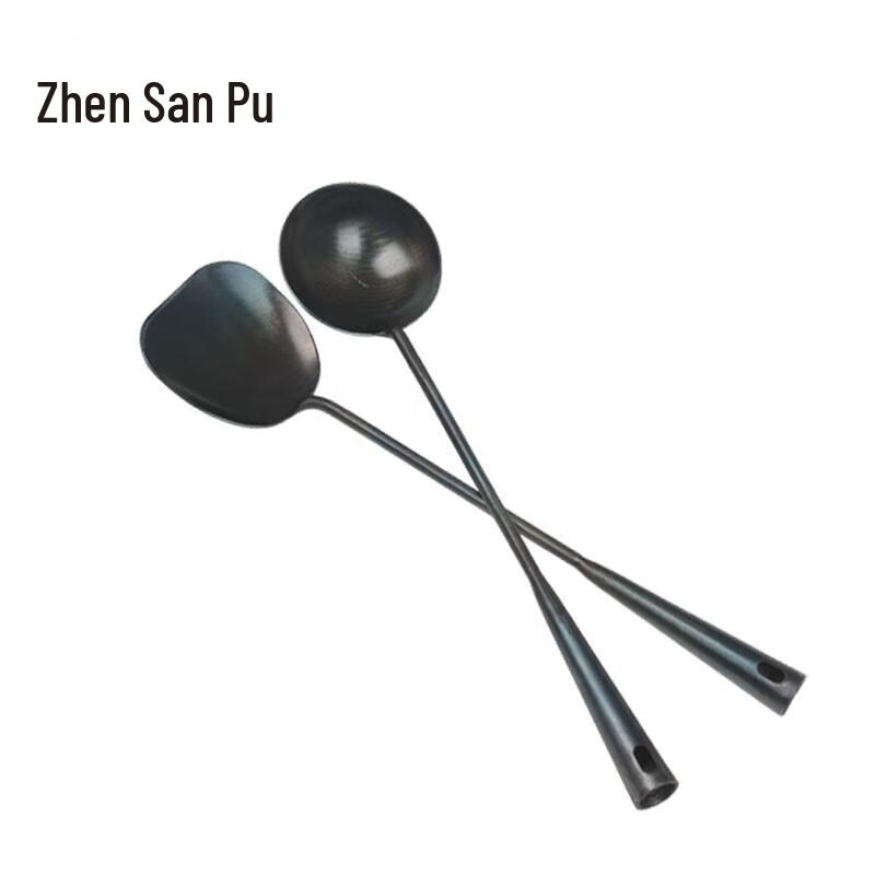 Zhensanhuan Zhangqiu Hand-Forged Iron Wok 30cm