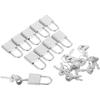 10Pcs Cabinet Security Padlocks Zinc Alloy Mini Square Locks for Diary Jewelry Box Suitcase Bag Locker Lock Key
