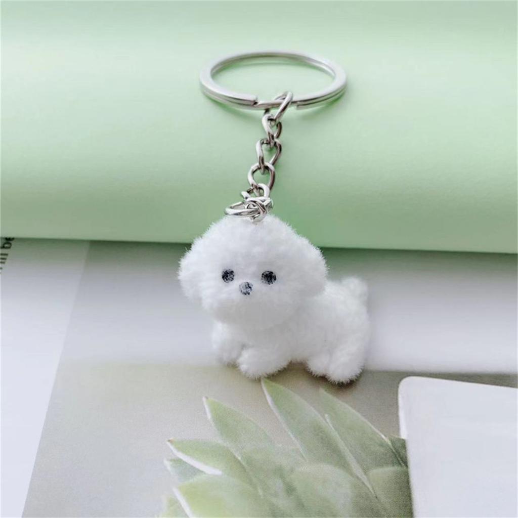 Cute Flocked Resin Puppy Pendant Resin Puppy Flock Charm for Creative Jewelry Projects and Personalized Accessories
