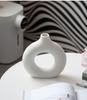 Creative Circular Ceramic Vase Set for Living Room Decor