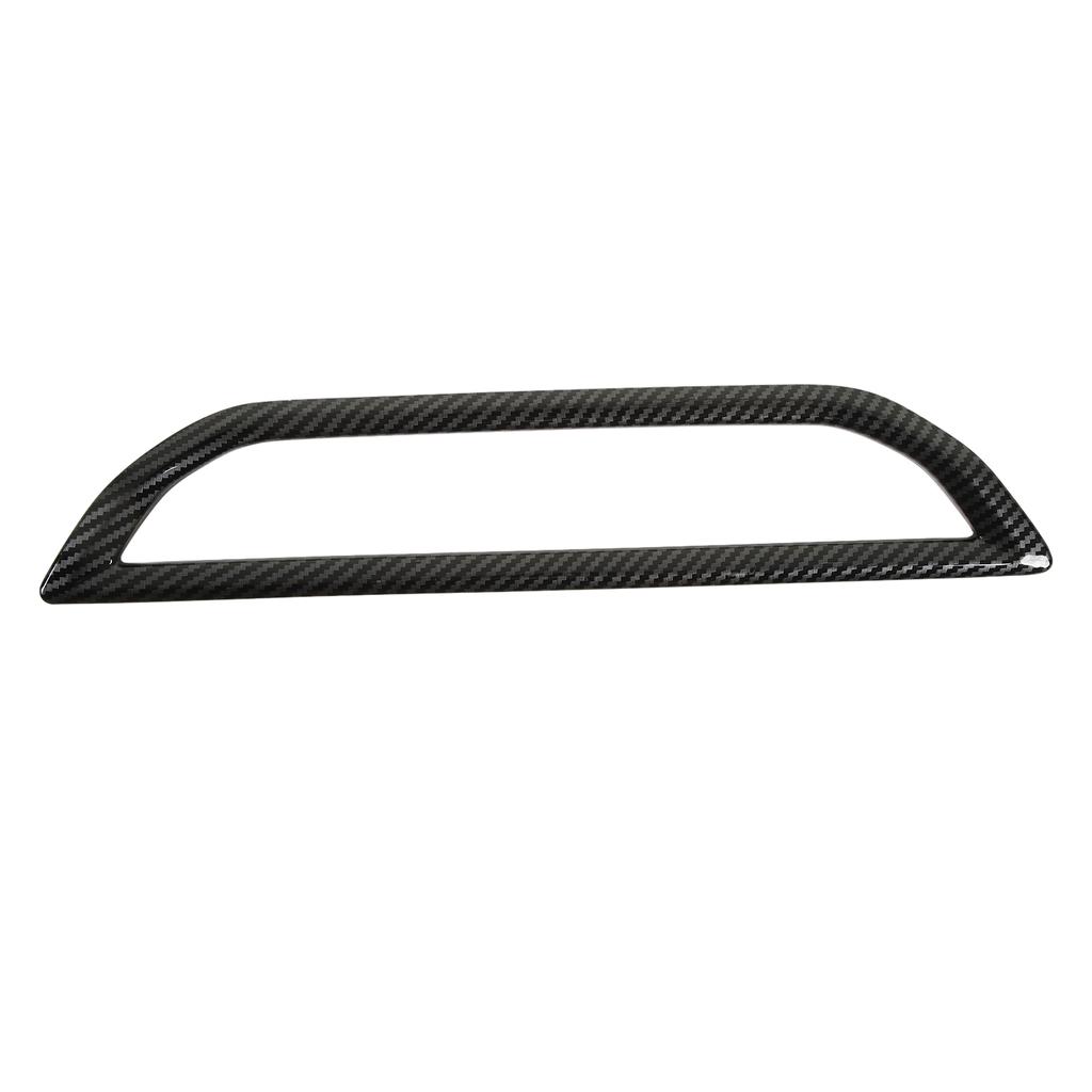 Dashboard Air Vent Outlet Frame Cover Carbon Fiber Pattern Center Wind Outlet Frame Trim