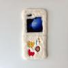 Plush Case English Alphabet Mobile Phone Case for Samsung Z FLIP7 Folding Z FLIP5 Trend Z FLIP4/3