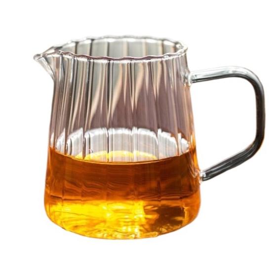 1pc Heat-resistant Glass Fair Cup Household Thickened Tea Moisture Separator Kung Fu Tea Set Large Tea Set Filter Tea Cup