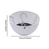 Hanging Basket Plant Pot Flower Bowl with Built-in Water Reservoir And