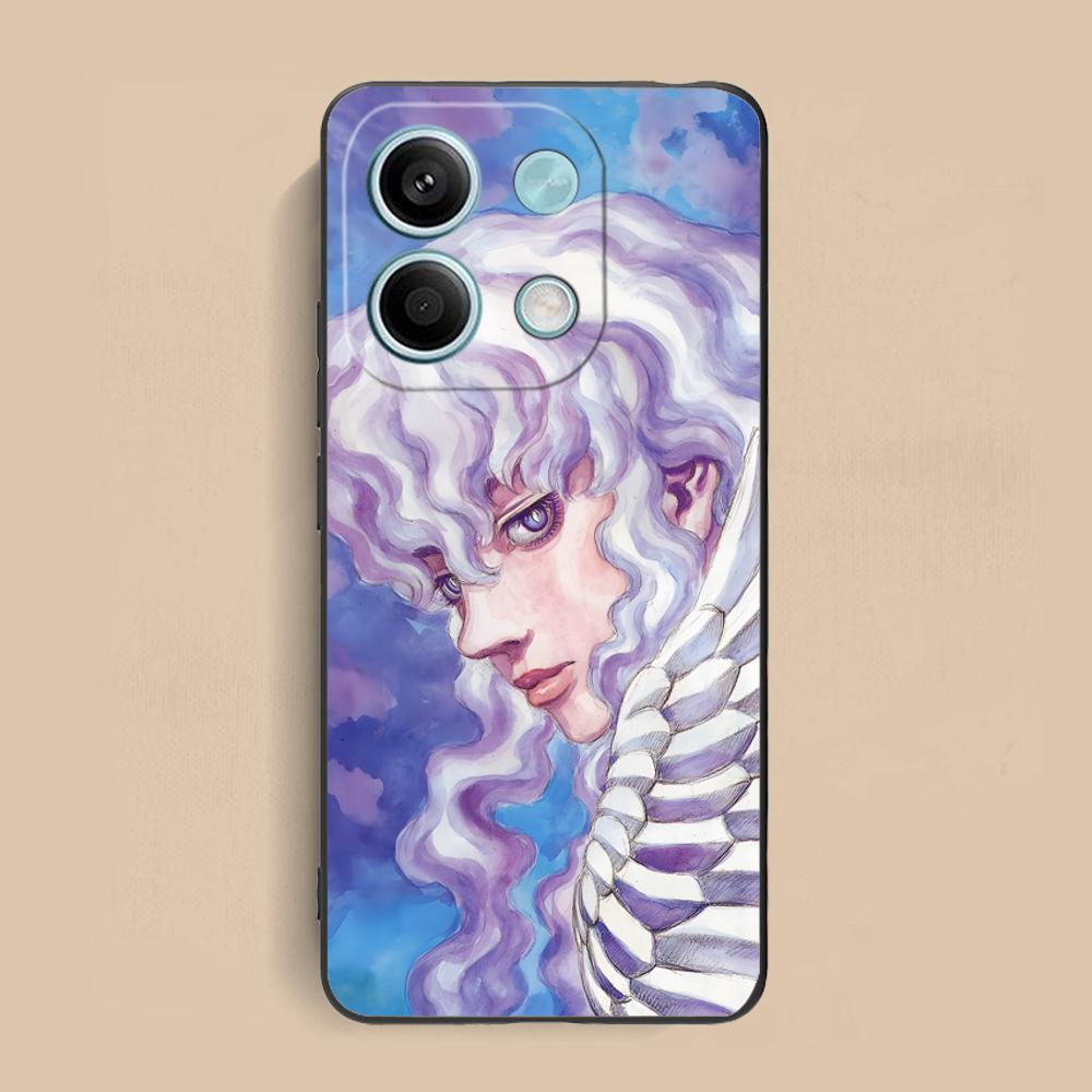 Anime Griffith Phone Case for Xiaomi Redmi Note 14 13 12 11 S Pro Plus 4G 5G Soft TPU Shockproof Cover