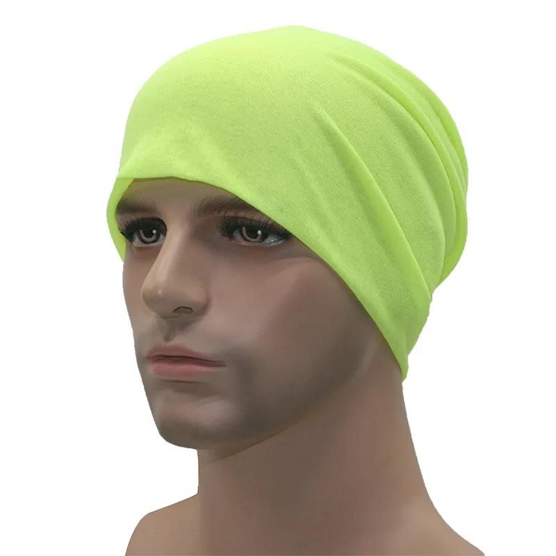 Frühlingshüte für Damen Dünne Beanies Strickmütze Mädchen Herbst Cool Bonbonfarbe Beanie Herren Baumwolle Haufenmütze Bonnet Lässige Mütze