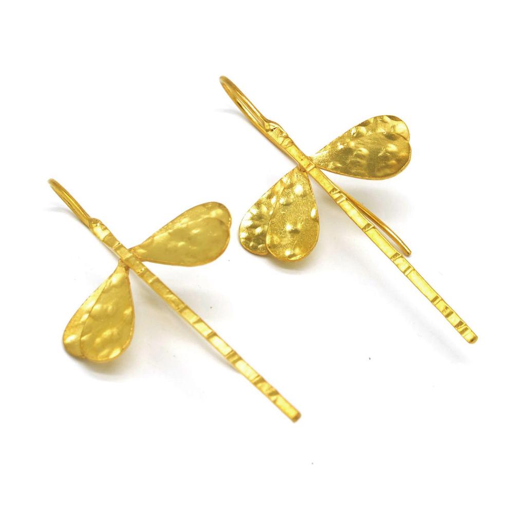 925 Sterling Silber Schmetterling Hammared Ohrringe, Schmetterling handgemachte Ohrringe, Geschenk für sie