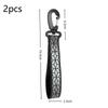Reflective Safety Straps 2Pcs High Visibility Heavy Duty Carabiner Clips for Night Jogging Biking Camping Accessories
